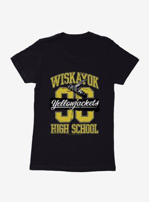 Yellowjackets Varsity Wiskayok High School Womens T-Shirt