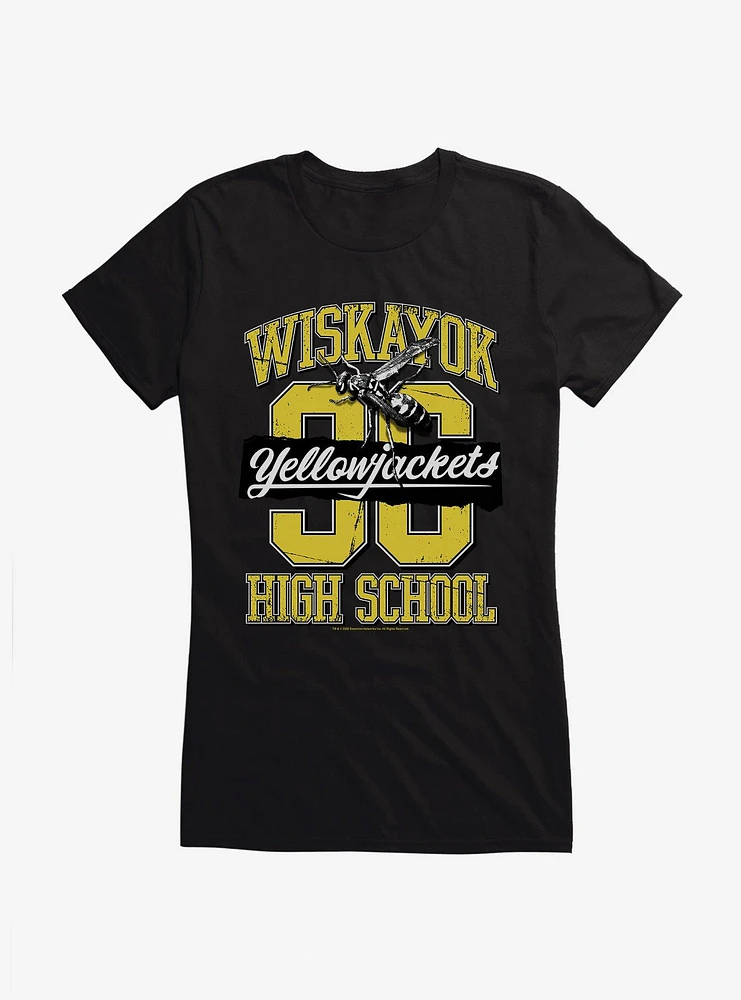 Yellowjackets Varsity Wiskayok High School Girls T-Shirt