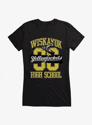Yellowjackets Varsity Wiskayok High School Girls T-Shirt