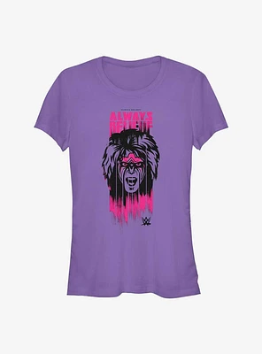 WWE Ultimate Warrior Always Believe Face Girls T-Shirt