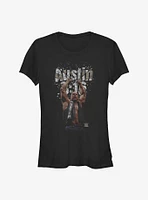 WWE Stone Cold Steve Austin 3:16 Shattered Photo Girls T-Shirt