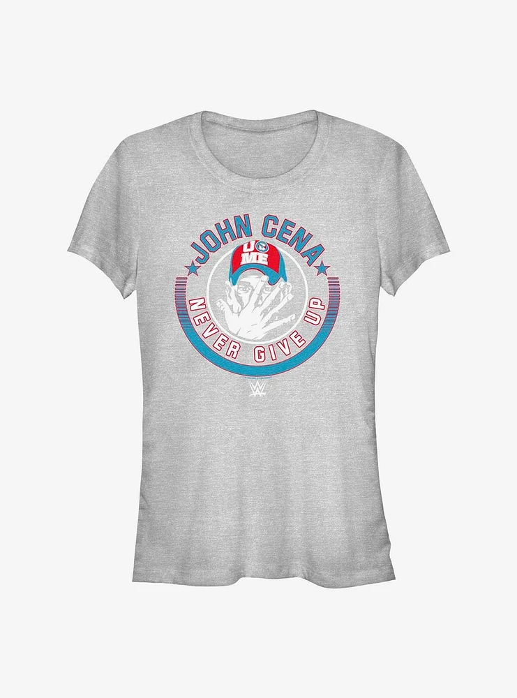 WWE John Cena Never Give Up Icon Girls T-Shirt