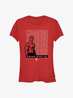 WWE John Cena Cenation Never Give Up Girls T-Shirt