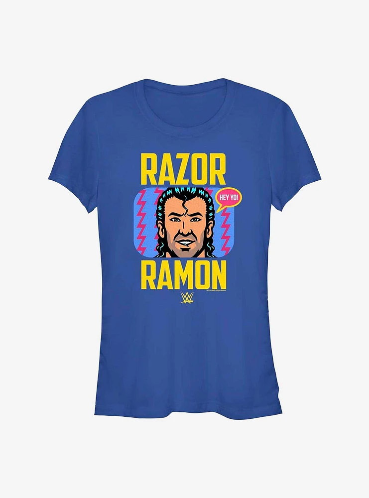 WWE Razor Ramon Scott Hall Retro Girls T-Shirt