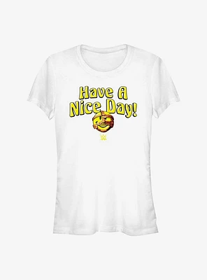 WWE Mick Foley Mankind Have A Nice Day! Icon Girls T-Shirt