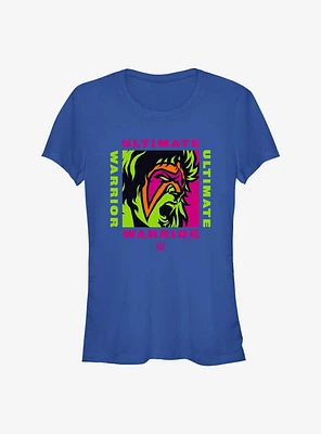 WWE Ultimate Warrior Neon Face Girls T-Shirt