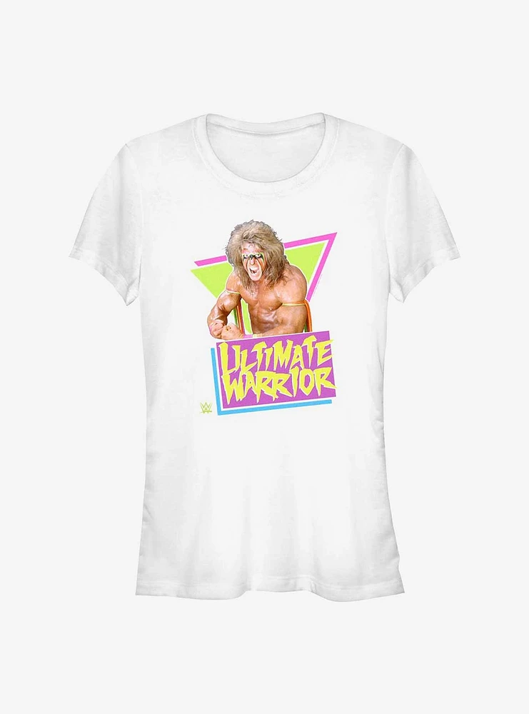 WWE Ultimate Warrior Triangle Icon Girls T-Shirt