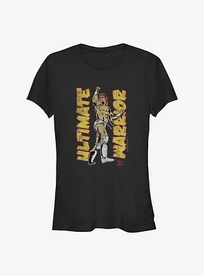 WWE Ultimate Warrior Retro Portrait Girls T-Shirt