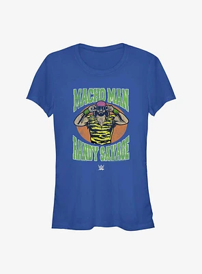 WWE Macho Man Randy Savage Retro Icon Girls T-Shirt