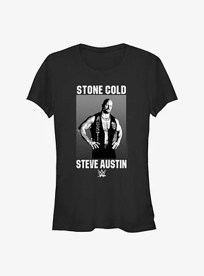 WWE Stone Cold Steve Austin Photo Girls T-Shirt