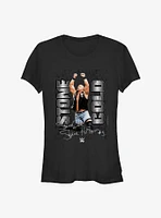 WWE Stone Cold Steve Austin Signature Photo Girls T-Shirt