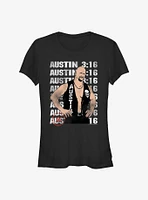 WWE Stone Cold Steve Austin 3:16 Girls T-Shirt