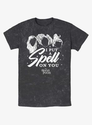 Disney Hocus Pocus Sanderson Sisters I Put A Spell On You Mineral Wash T-Shirt