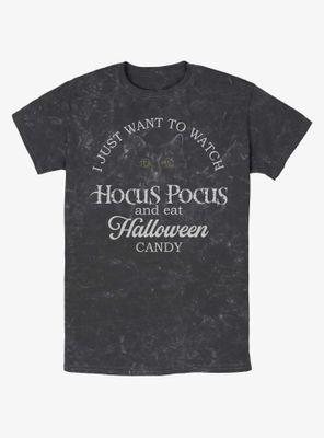 Disney Hocus Pocus Watch and Eat Candy Mineral Wash T-Shirt