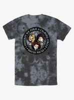 Disney Hocus Pocus Sanderson Sisters Calming Circle Tie-Dye T-Shirt