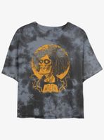 Disney Hocus Pocus RIP Billy Tie-Dye Womens Crop T-Shirt