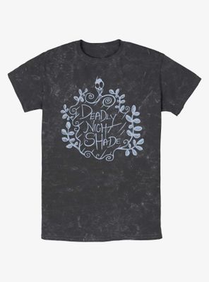 Disney The Nightmare Before Christmas Deadly Night Shade Mineral Wash T-Shirt