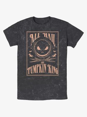Disney The Nightmare Before Christmas Hail Jack Pumpkin King Mineral Wash T-Shirt
