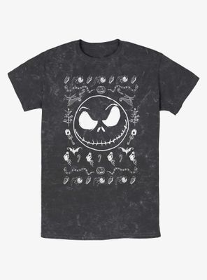 Disney The Nightmare Before Christmas Jack Spooky Icons Mineral Wash T-Shirt