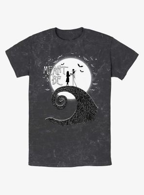 Disney The Nightmare Before Christmas Jack and Sally Meant To Be Mineral Wash T-Shirt