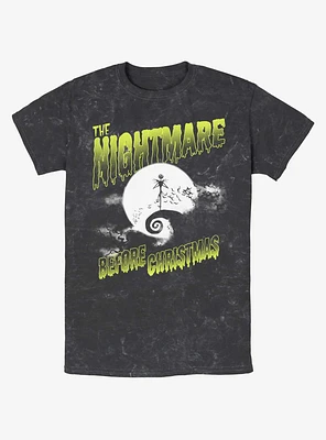 Disney The Nightmare Before Christmas Moonlit Jack Skellington Mineral Wash T-Shirt