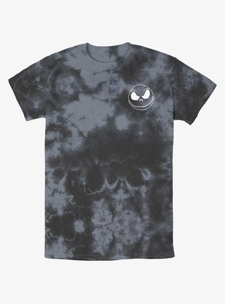 Disney The Nightmare Before Christmas Jack Skellington Pocket Tie-Dye T-Shirt