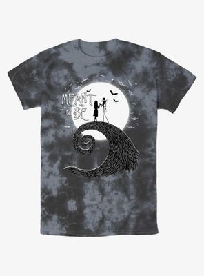 Disney The Nightmare Before Christmas Jack and Sally Meant To Be Tie-Dye T-Shirt