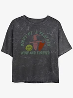 Disney The Nightmare Before Christmas Now and Forever Lock, Shock, & Barrel Mineral Wash Womens Crop T-Shirt
