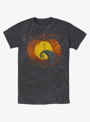 Disney The Nightmare Before Christmas Pumpkin King Lament Mineral Wash T-Shirt