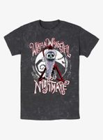 Disney The Nightmare Before Christmas Santa Jack Wonderful Mineral Wash T-Shirt