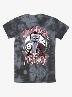 Disney The Nightmare Before Christmas Santa Jack Wonderful Tie-Dye T-Shirt