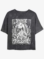 Disney The Nightmare Before Christmas Sally Scream Queen Mineral Wash Womens Crop T-Shirt