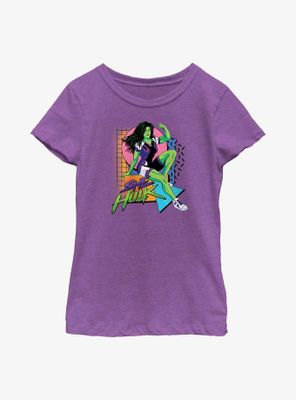 Marvel She-Hulk Retro Youth Girls T-Shirt