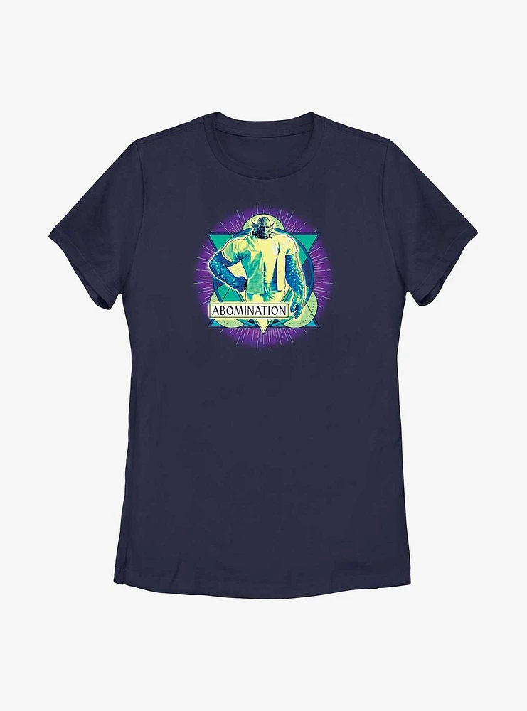 Marvel She-Hulk Abomination Badge Womens T-Shirt