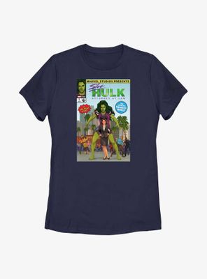 Marvel She-Hulk Comic Cover Womens T-Shirt