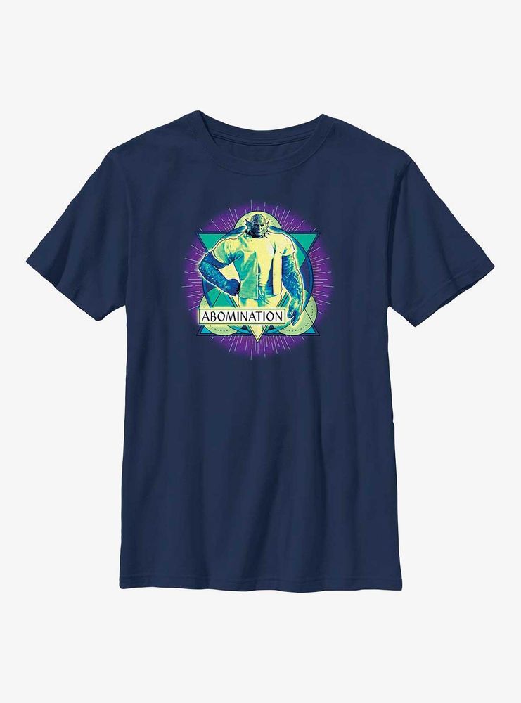 Marvel She-Hulk Abomination Badge Youth T-Shirt