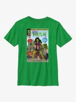 Marvel She-Hulk Comic Cover Youth T-Shirt