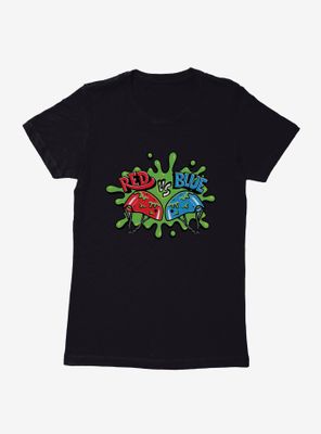 Double Dare Red Vs Blue Womens T-Shirt