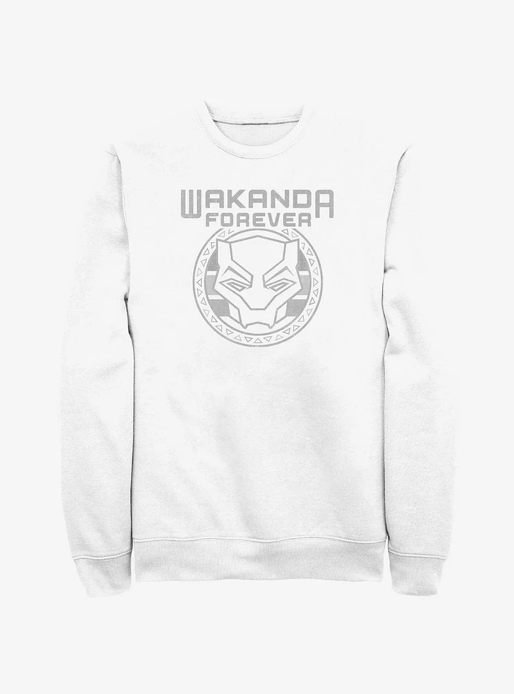 Marvel Black Panther: Wakanda Forever Mask Circle Sweatshirt