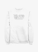 Marvel Black Panther: Wakanda Forever Pattern Sweatshirt