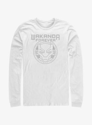 Marvel Black Panther: Wakanda Forever Mask Circle Long-Sleeve T-Shirt