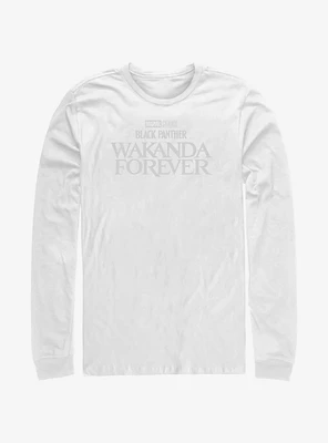 Marvel Black Panther: Wakanda Forever Logo Long-Sleeve T-Shirt