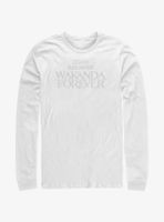 Marvel Black Panther: Wakanda Forever Logo Long-Sleeve T-Shirt