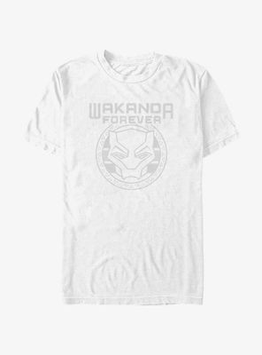 Marvel Black Panther: Wakanda Forever Mask Circle T-Shirt