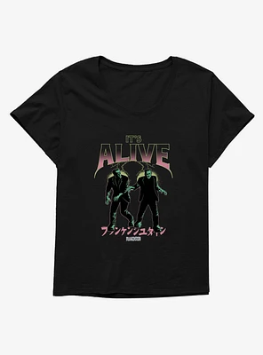 Universal Monsters Frankenstein It's Alive Girls T-Shirt Plus