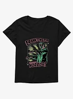 Universal Monsters Frankenstein Nightmare Of Horror Girls T-Shirt Plus