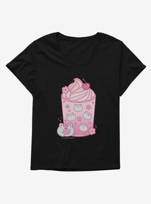 Rainylune Friend The Frog Sakura Womens T-Shirt Plus