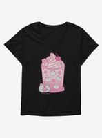 Rainylune Friend The Frog Sakura Womens T-Shirt Plus