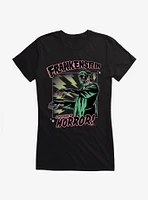 Universal Monsters Frankenstein Nightmare Of Horror Girls T-Shirt