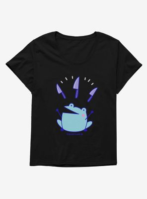 Rainylune Son The Frog Knives Womens T-Shirt Plus